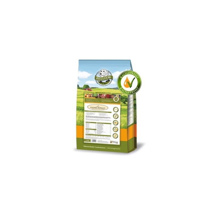 Bellfor Hundetrockenfutter mit Ente - Wildsee-Schmaus - 4 kg