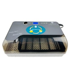 Digitaler Eierbrutapparat, automatischer Eierbrüter mit Eiertester, automatisches Eierdrehen, 12 Eier, Geflügel UK Plug
