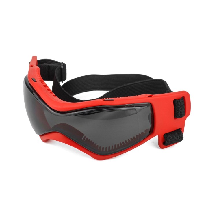 Hundebrille, schützende Sonnenbrille, verstellbare Haustierbrille für kleine mittelgroße Hunde schwarz