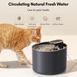 Intelligenter elektrischer automatischer Haustier-Trinkbrunnen, geräuscharmer Wasserspender mit 3 l/ 101 oz L Water fountain
