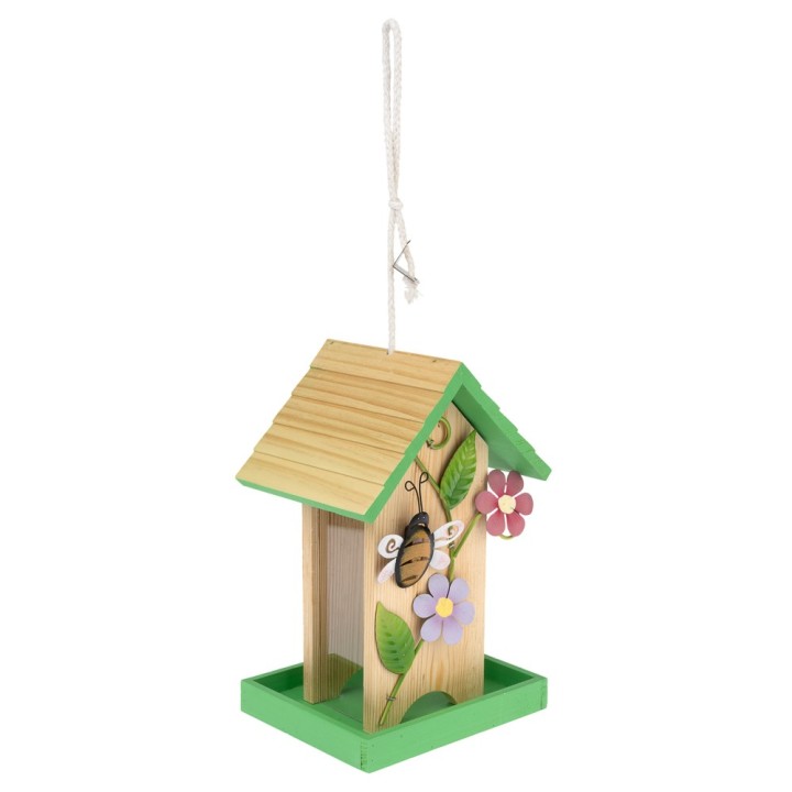 TIAKI Vogelfutterhaus Spring - L 17 x B 13,5 x H 25 cm