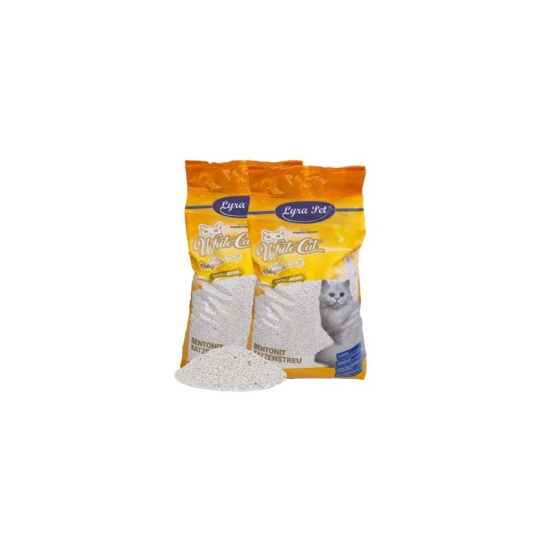 Lyra Pet White Cat Bentonit Katzenstreu