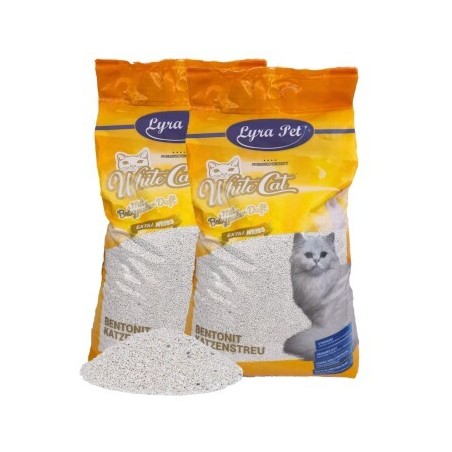 Lyra Pet White Cat Bentonit Katzenstreu