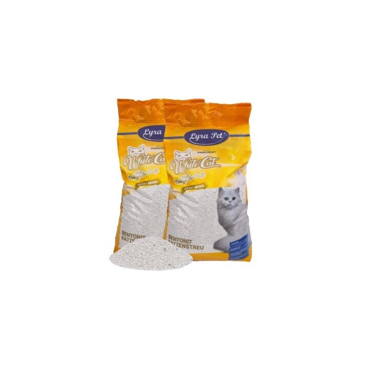 Lyra Pet White Cat Bentonit Katzenstreu