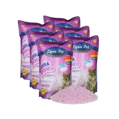 Lyra Pet Lyra Power Silica Silikat klumpend Katzenstreu 30 l