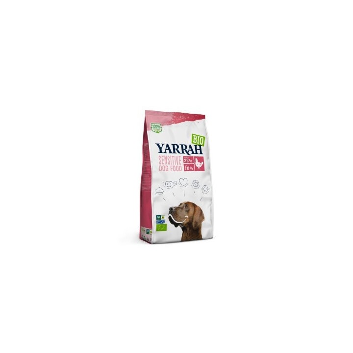 Yarrah Bio Adult Trockenfutter Sensitive Huhn & Reis 10 kg