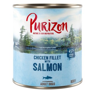 Purizon Original Adult 6 x 800 g - Hühnerfilet mit Lachs, Spinat und Kokos