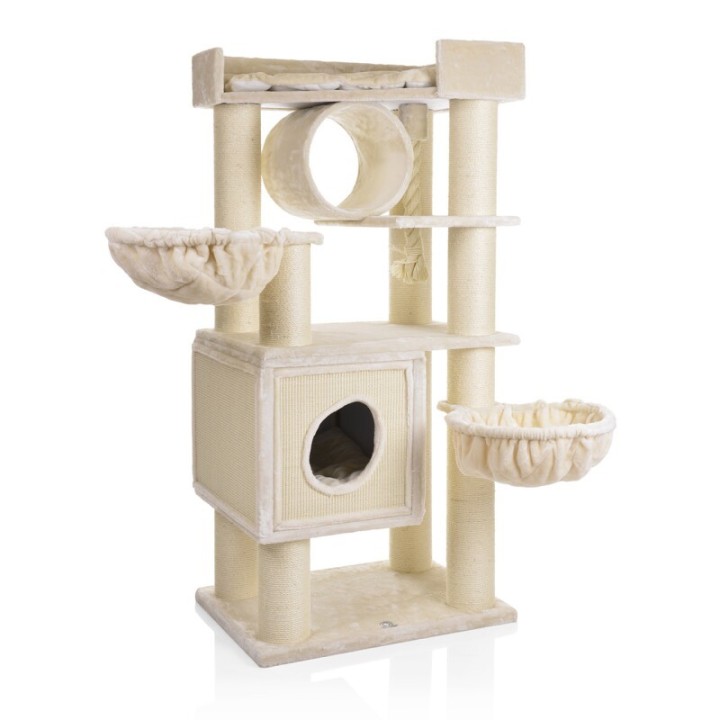 Canadian Cat Company Kratzbaum Victoria 2 für schwere Katzen beige