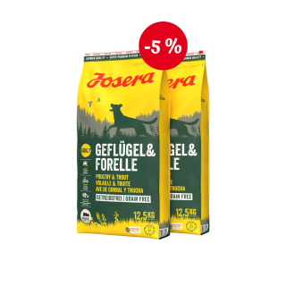 JOSERA Geflügel & Forelle 2x 12,5kg