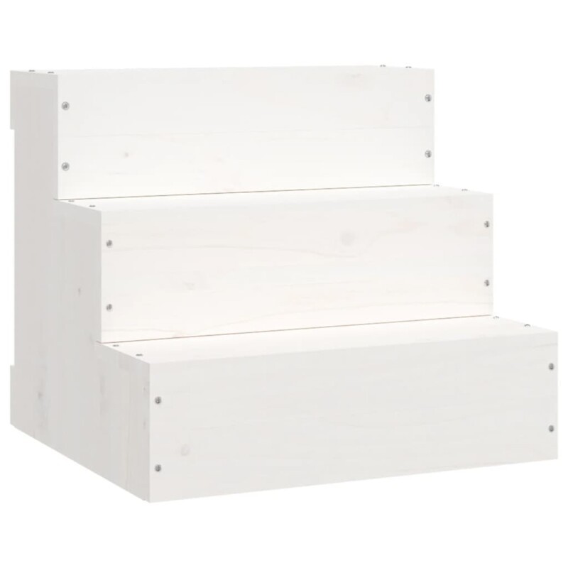 VidaXL Haustiertreppe M (40x37,5x35 cm) weiß