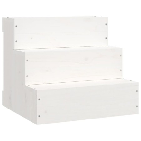 VidaXL Haustiertreppe M (40x37,5x35 cm) weiß