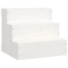 VidaXL Haustiertreppe M (40x37,5x35 cm) weiß