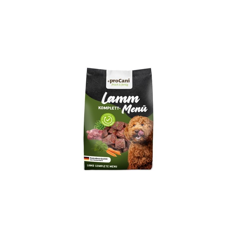 ProCani BARF Komplettmenü Hund TK-Nuggets Napffertig 6x750 g Lamm