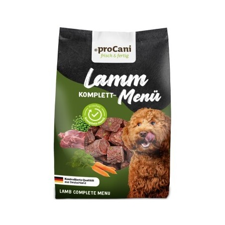 ProCani BARF Komplettmenü Hund TK-Nuggets Napffertig 6x750 g Lamm