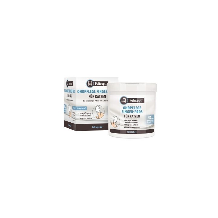 Felisept Ohrpflege Finger-Pads für Katzen 50 Stück