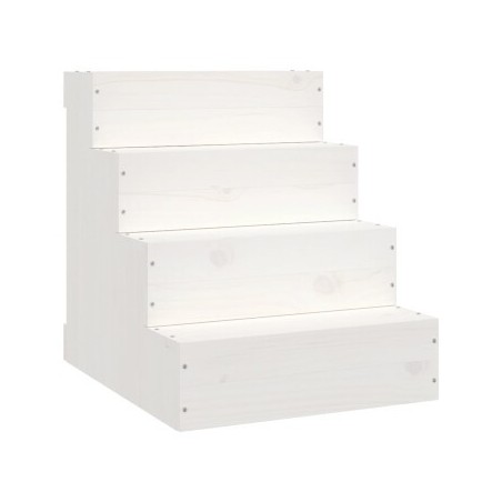 VidaXL Haustiertreppe L (40x49x47 cm) weiß