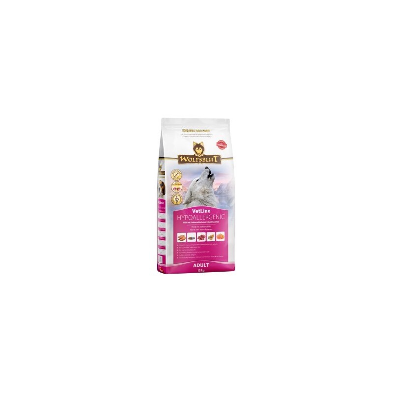 WOLFSBLUT Adult VetLine Hypoallergenic, Pferd 12 kg