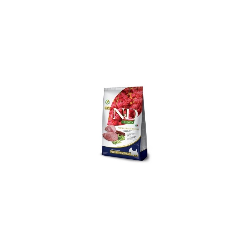N&D Farmina Quinoa Mini Adult Weight Management Lamm 2,5 kg