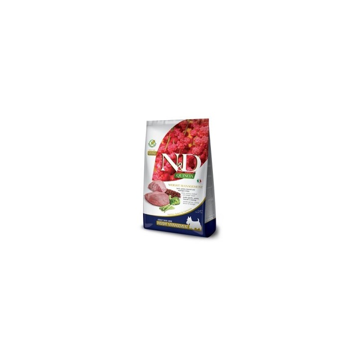N&D Farmina Quinoa Mini Adult Weight Management Lamm 2,5 kg