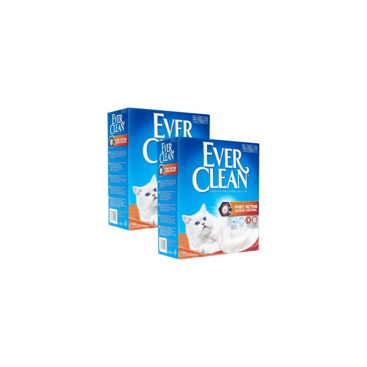 Ever Clean Fast Acting Odour Control Klumpstreu 2x10 l