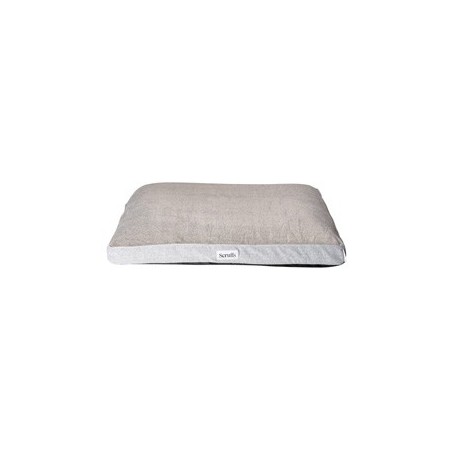 Scruffs Hundekissen Havard pearl grey, Gr. L, Maße: ca. 100 x 70 cm