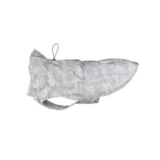 HUNTER Hunde-Regenmantel Huka silber/reflektierend, Gr. 25, Bauchumfang: ca. 19 - 40 cm, Halsumfang: ca. 20 - 38 cm