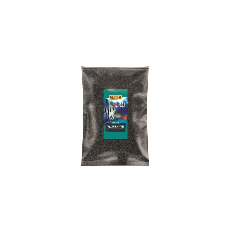MultiFit Aquariensand schwarz 0,5 - 0,6mm 10 kg