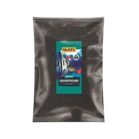 MultiFit Aquariensand schwarz 0,5 - 0,6mm 10 kg