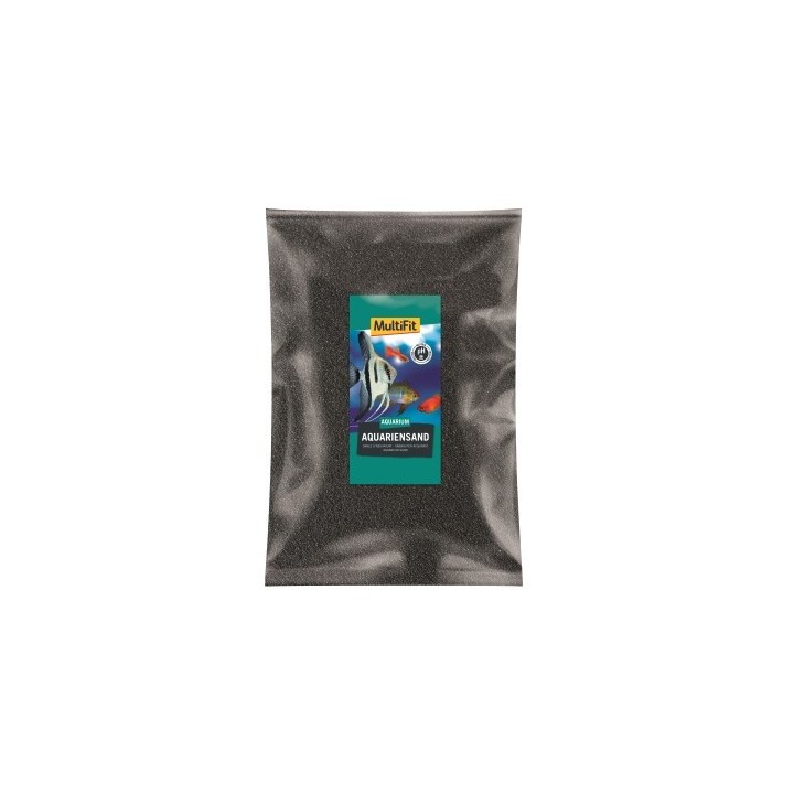 MultiFit Aquariensand schwarz 0,5 - 0,6mm 10 kg