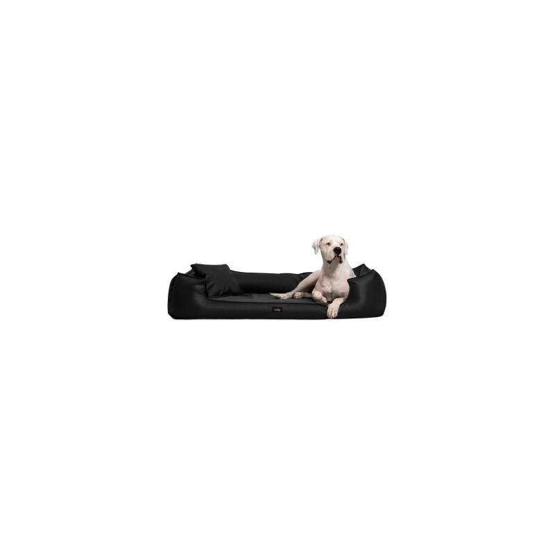 Tierlando ® GOOFY Kunstleder - Orthopädisches Hundebett inkl. Matratzenschoner