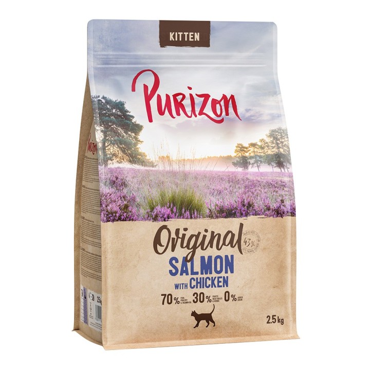 Purizon Kitten Lachs mit Huhn - getreidefrei - 2,5 kg