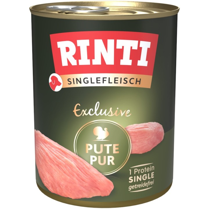Sparpaket RINTI Singlefleisch 12 x 800 g - Exclusive Pute Pur