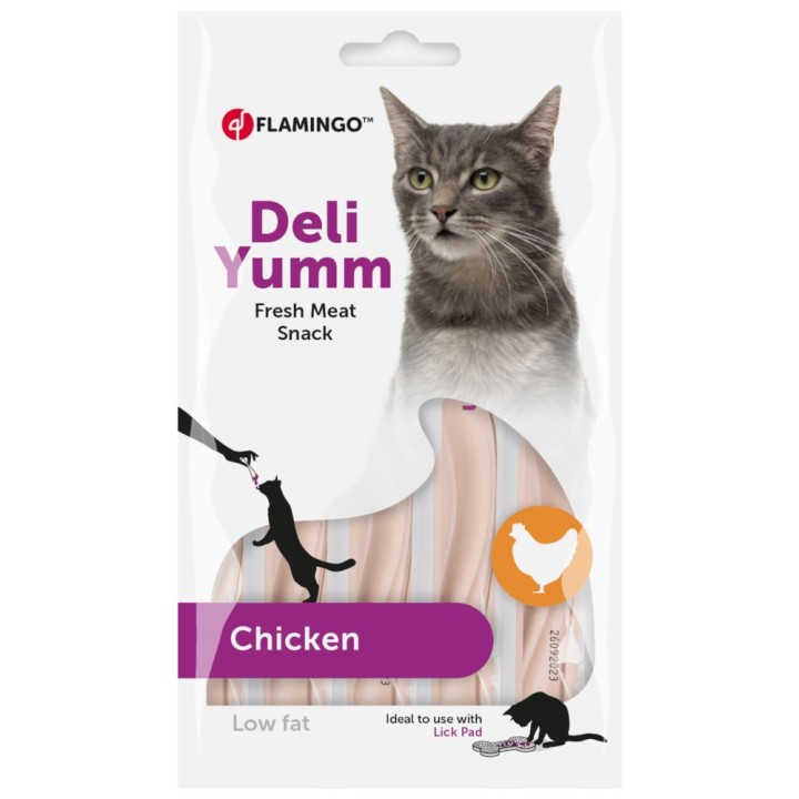 Flamingo Deli Yumm Paste - mit Huhn (5 x 14 g)
