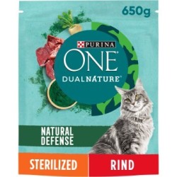 Purina ONE DualNature Sterilised 650g Rind 2x650 g
