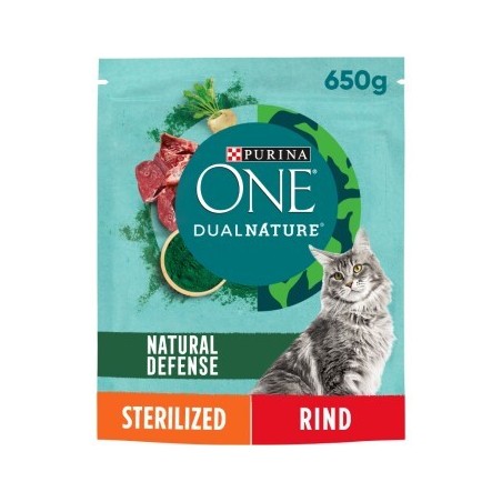 Purina ONE DualNature Sterilised 650g Rind 2x650 g