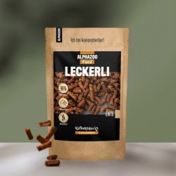 ALPHAZOO Leckerli Ente für Katzen 200g