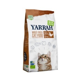 Yarrah Bio Trockenfutter für Katzen Adult/Kätzchen Huhn & Fisch (MSC) 800 g