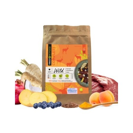 FAVLY Petfood Trockenfutter Wild mit Pastinake, Preiselbeeren & Kokos (adult) 2x3 kg