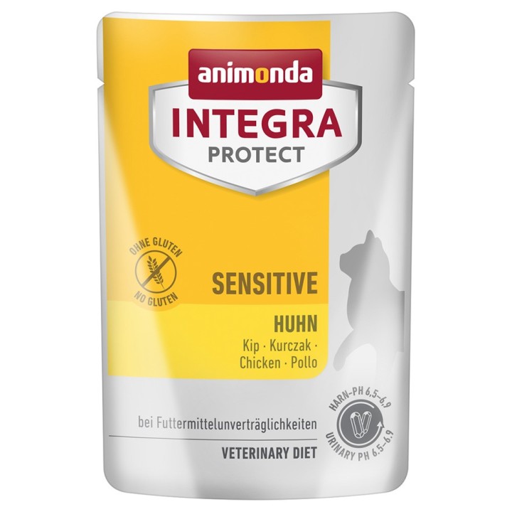 animonda Integra Protect Adult Sensitive 24 x 85 g - Huhn