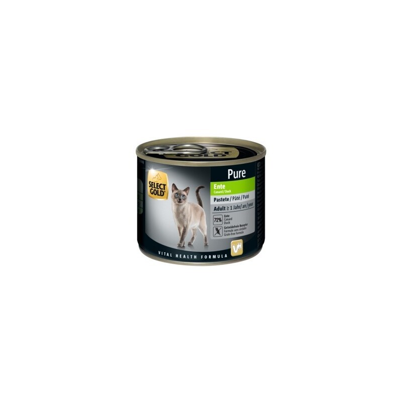 SELECT GOLD Pure Adult Paté Ente 24x200 g