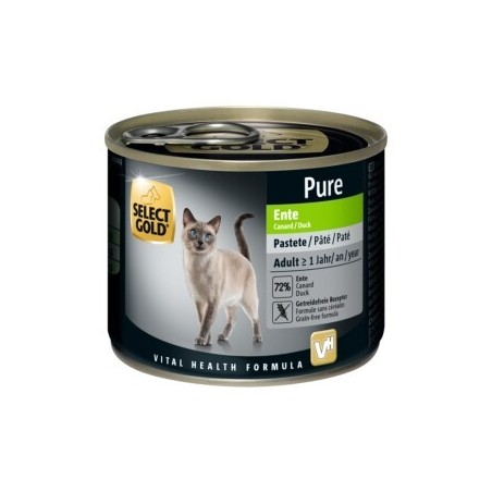 SELECT GOLD Pure Adult Paté Ente 24x200 g