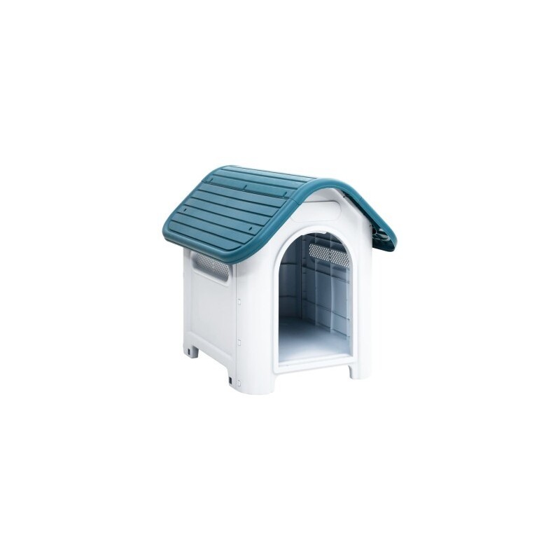VidaXL Hundehütte 59x75x66cm Polypropylen Hundehaus blau