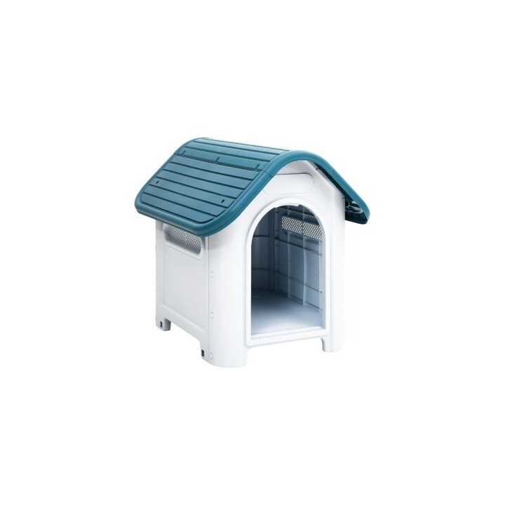 VidaXL Hundehütte 59x75x66cm Polypropylen Hundehaus blau