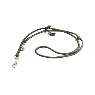 HUNTER Führleine Round & Soft München grün, Durchmesser:  ca. 1 cm