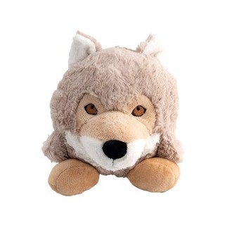 WOLTERS Hunde-Plüschspielzeug Woody Wolf braun-beige, Gr. 15 cm, Durchmesser:  ca. 15 cm