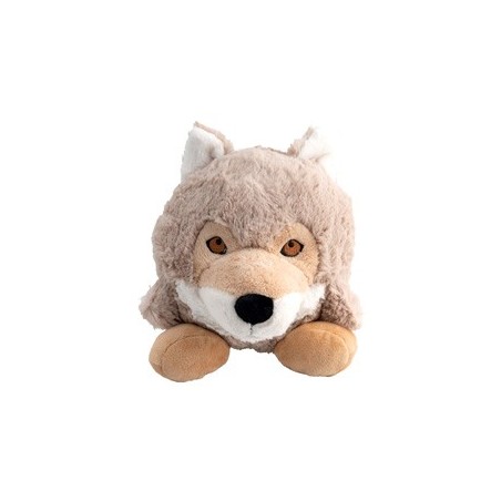 WOLTERS Hunde-Plüschspielzeug Woody Wolf braun-beige, Gr. 15 cm, Durchmesser:  ca. 15 cm