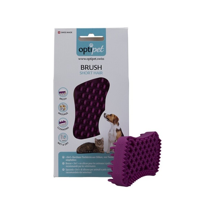OptiPet Tierbürste für Kurzhaar