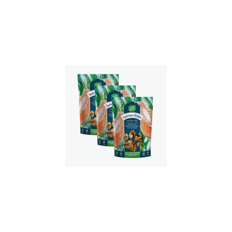Irish Pure Salmon Strips mit Kelp-Alge 3x150 g