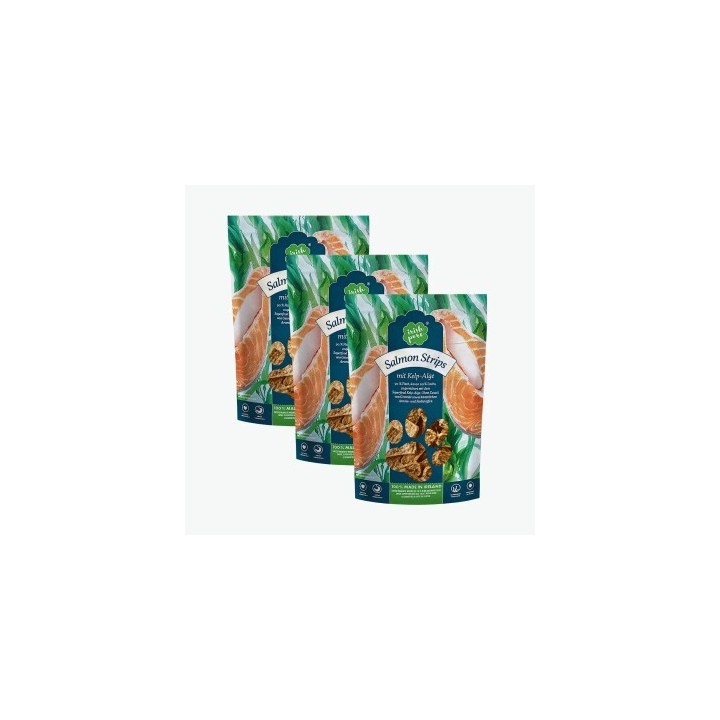 Irish Pure Salmon Strips mit Kelp-Alge 3x150 g