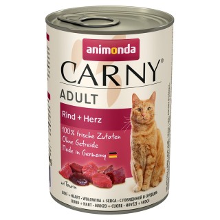 animonda Carny Adult 6 x 400 g - Rind & Herz